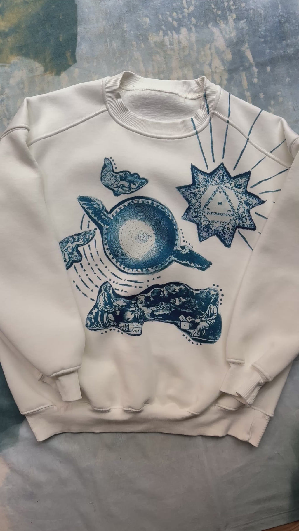 Aritmologia Cyanotype Sweatshirt